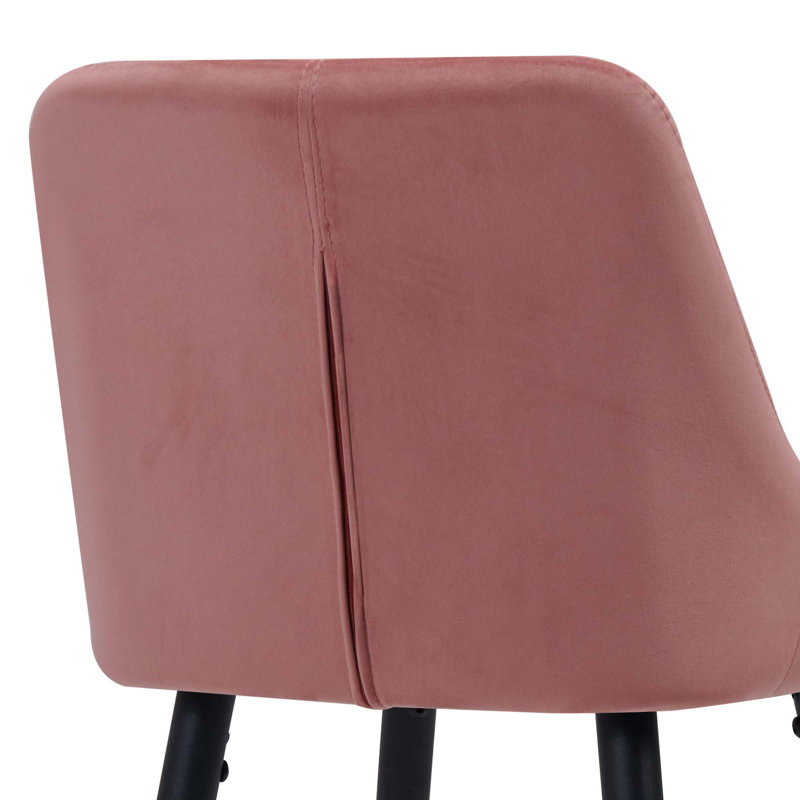 Tabouret de bar 30 po Scheel (ensemble de 2), Rose