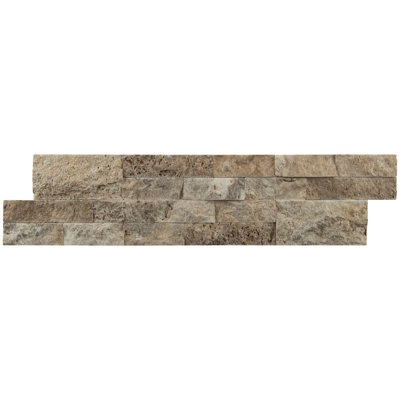 SAMPLE - 6 in. x 24 in. Split Face Natural Stone Ledger Panel Wall Tile