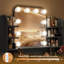 Coiffeuse Narien avec miroir lumineux à DEL et prise de courant pour la chambre à coucher-2066123798