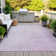 Machine Washable Indoor/Outdoor Xhevrie Blush Rug
