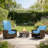 Rattan Chair,Outdoor Swivel Recliner Chair-1968413984
