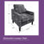 Chaise d'appoint avec accoudoirs en chenille Mid-Century-2122084409