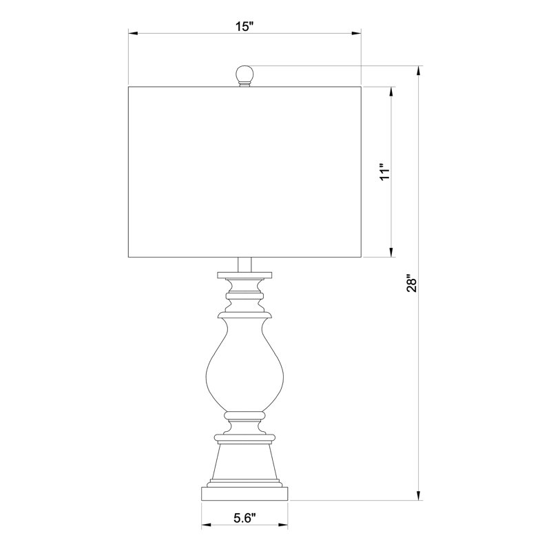 Lampe de table Wahlburg Oatmeal and Antique Drum Shade - Lampe de table moderne en tissu avec éclairage doux et diffus pour le salon et la chambre à coucher
