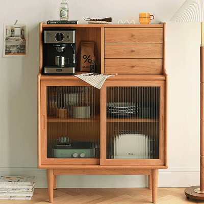 Glass Door Cabinet Dining Storage Cabinet
