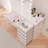 Boahaus Sofia Modern Lighted Vanity Table, Mirror with Lights Add-On, USB (Type A & C) and 06 Drawers for Storage
