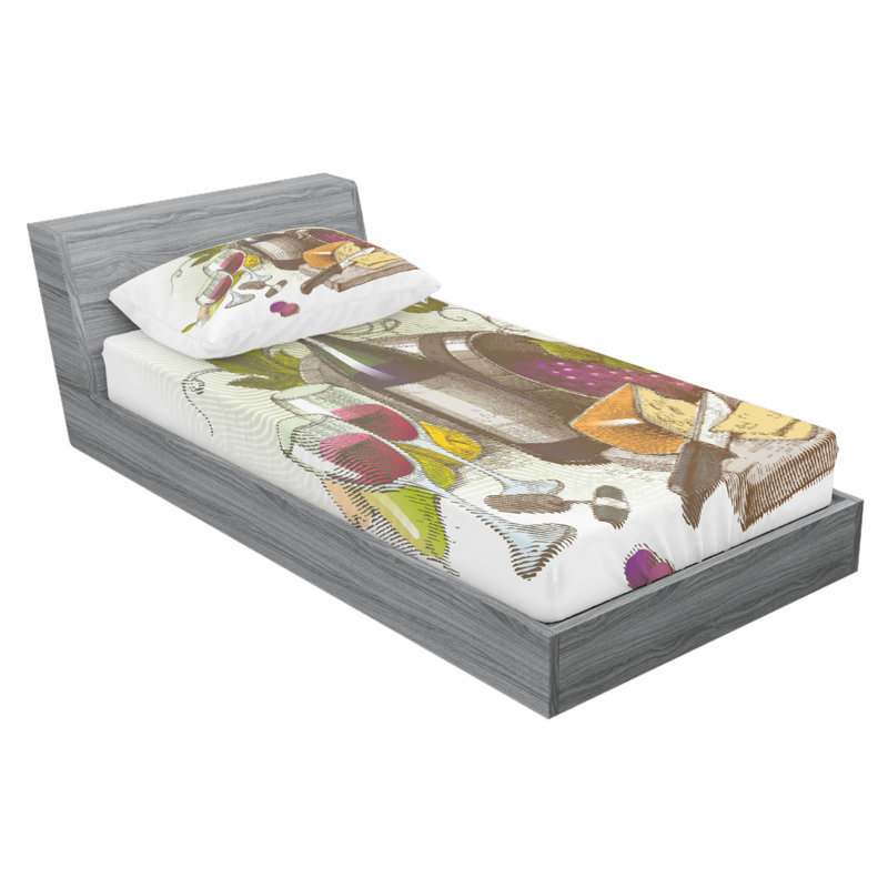 Microfiber Sheet Set, Twin XL Sheet Set + Fitted Sheet + 1 Pillowcase