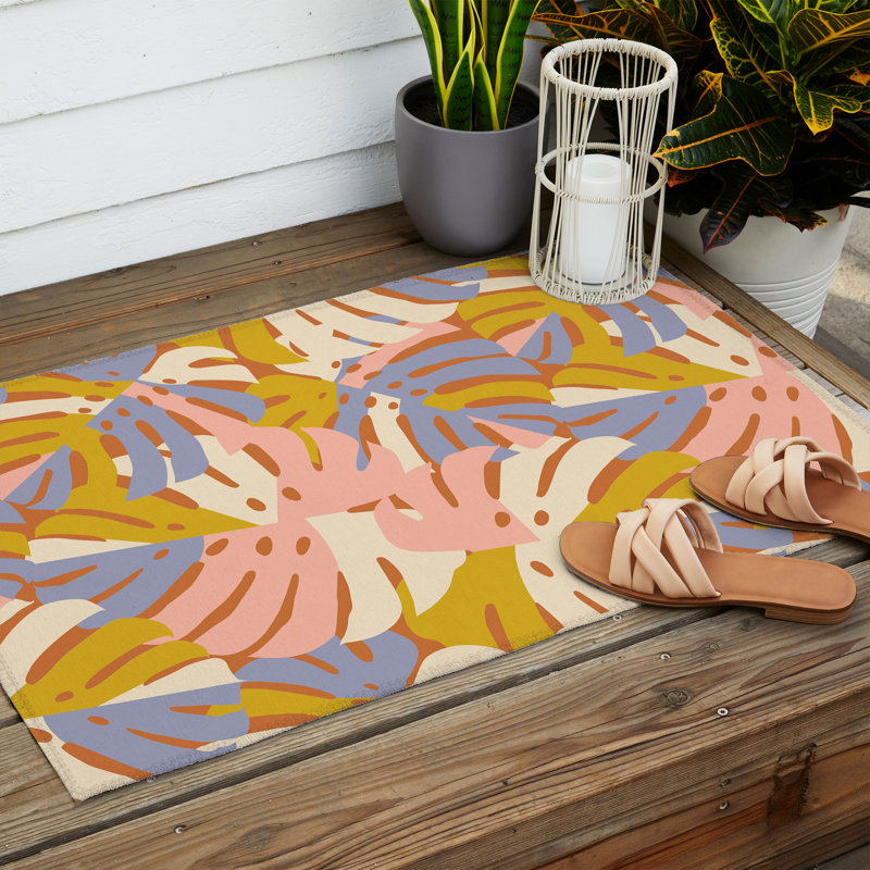 Tapis rectangulaire avec envers antidérapant Makena, Rectangle 2 pi x 3 pi