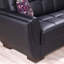 Causeuse convertible rembourrée avec rangement, causeuse pour studio, dortoir, salon-117845661