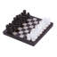 Jeu d'échecs noir fait à la main Sauget