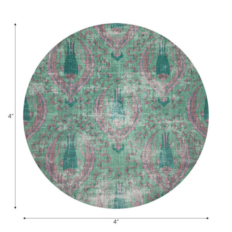 Sous-verres Byzantine, Vert