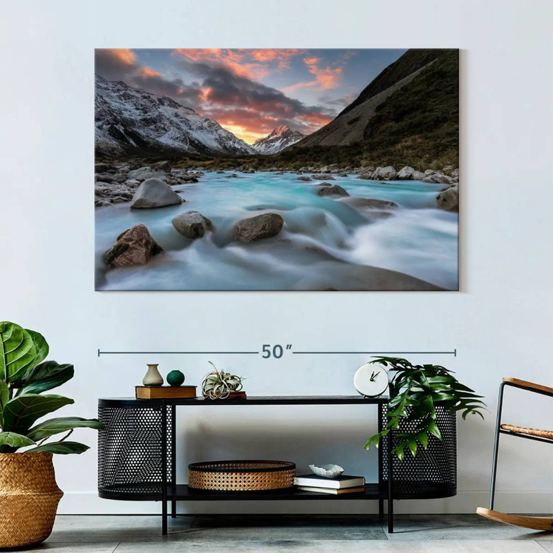 Sunset Over Hooker River, 34" H x 51" W
