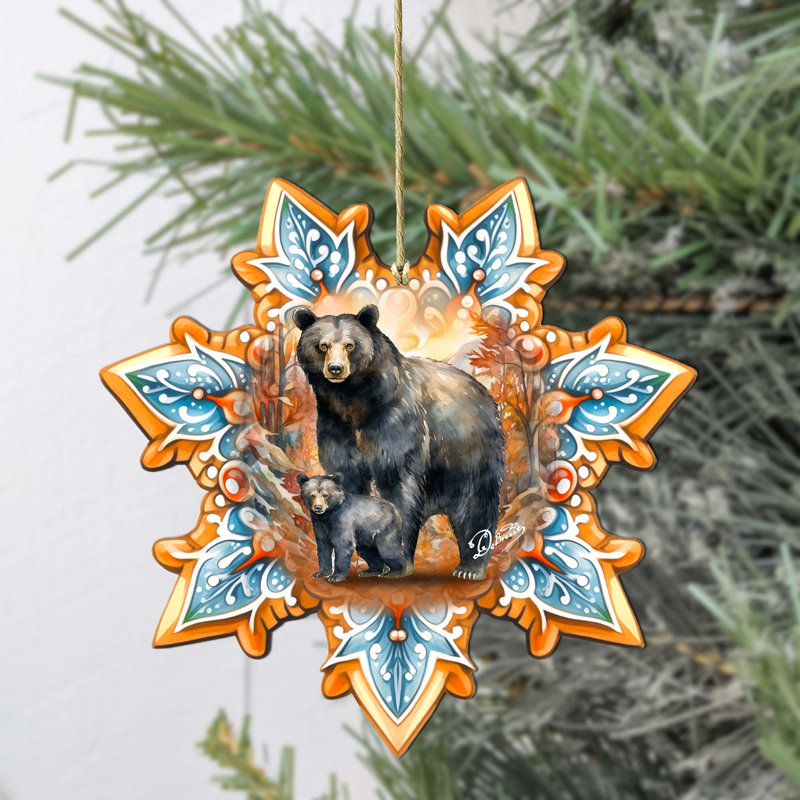 Large Wooden Ornament Christmas Decorative Accent