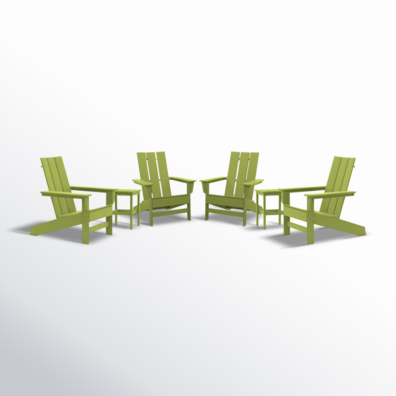 Ratcliff 4 - Person Patio Conversation Set, Lime Green