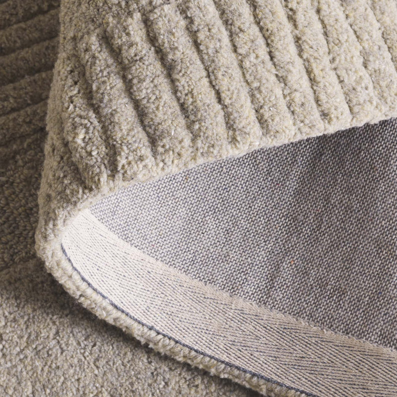 Frespech 401 Hand Tufted Polyester Pile Geometric Shapes Indoor Use Only Rug, Rectangle 5' x 8'
