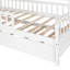 Lit simple en bois avec lit gigogne-1782401091