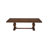 9-piece Kitchen Table Set includes a Modern Dining Table and 8 Brown Textured PU Leather Dinner Chairs with High Back - Sand Blasting Black Finish-1330046756-1330046759-1317883413
