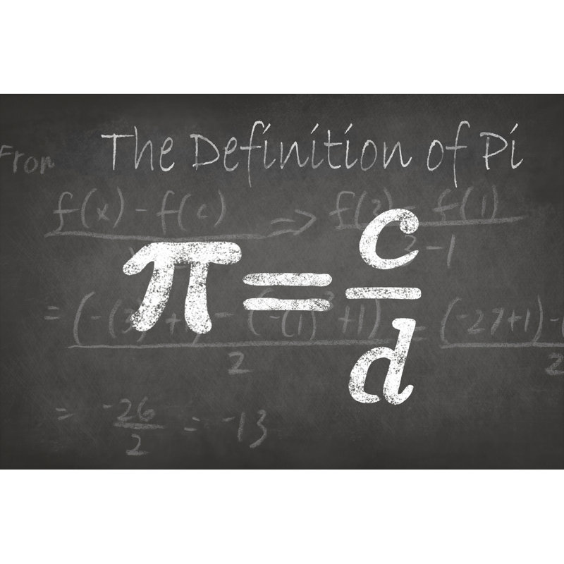 Mathematical Elements I - Wrapped Canvas Print, 30cm H x 46cm W x 3.8cm D