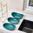 Modern 3-Tiered Ceramic Fruit&Dessert & Snack Bowl With Metal Stand-195404017