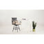 Tabouret de bar 25 po avec coussin Alyne Aafreen
