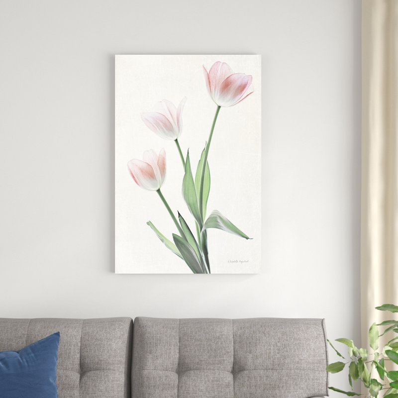 Floral clair et lumineux I, H 36 po x l 24 po x P 1,25 po
