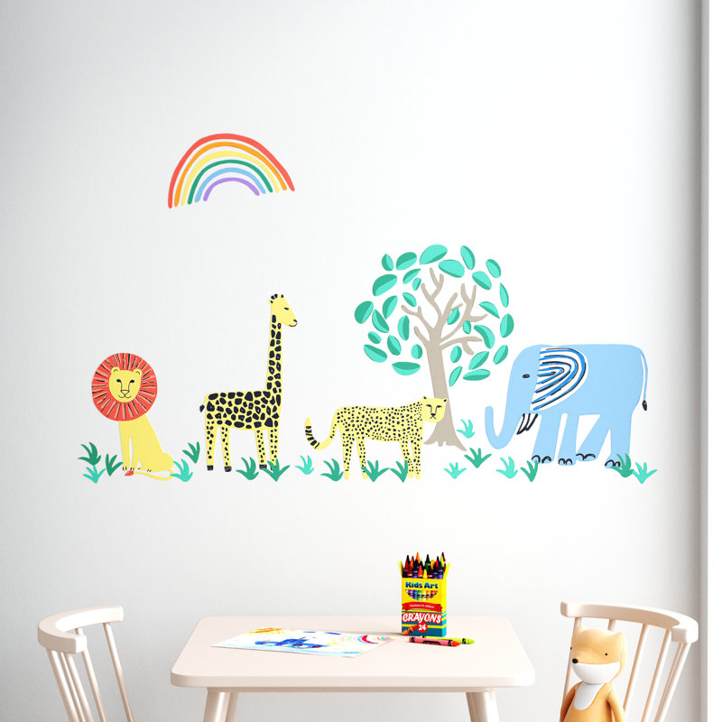 Navarrette Peel & Stick Animal Print Border