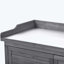 Table de rempotage d'extérieur, armoire de rangement pour poste de travail rustique, abri de jardin avec tablettes à 2 niveaux-1701223381