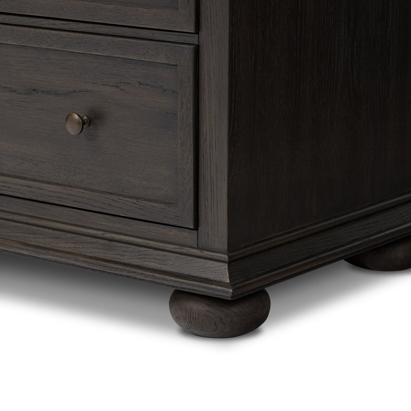 Geoffrey Tall Dresser, Smoked Black