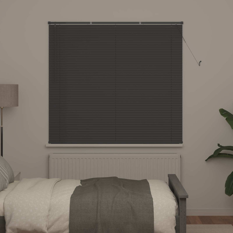 Venetian Blind, 130cm W x 150cm L, Silver Grey