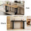 Console décorative de 59,2 po de largeur en bois Soild avec 2 pieds décoratifs-970024106