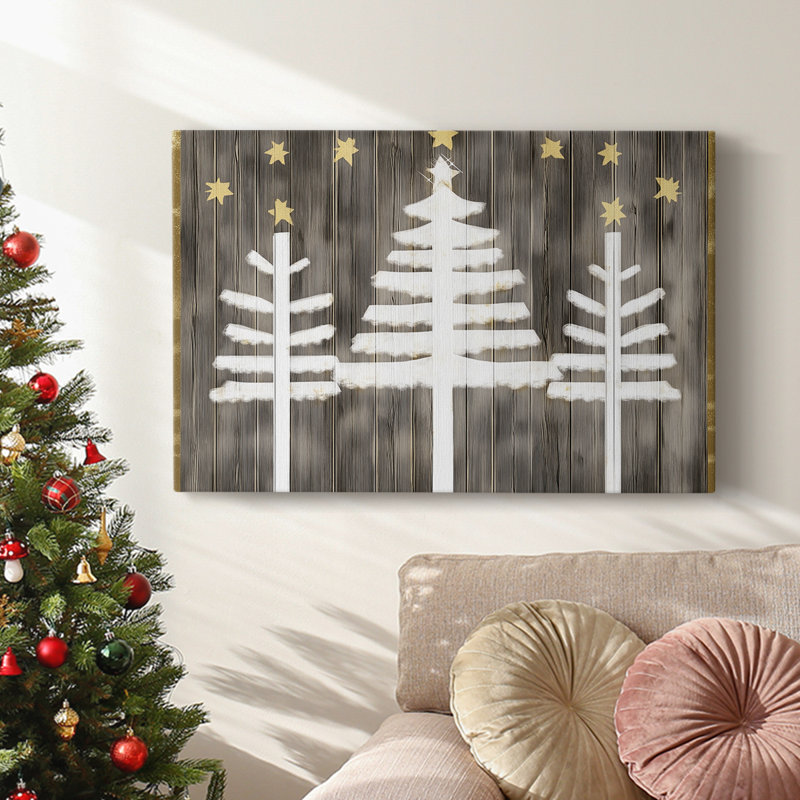 Christmas Holiday Arts - Toile tendue avec châssis, H 12 po x l 18 po