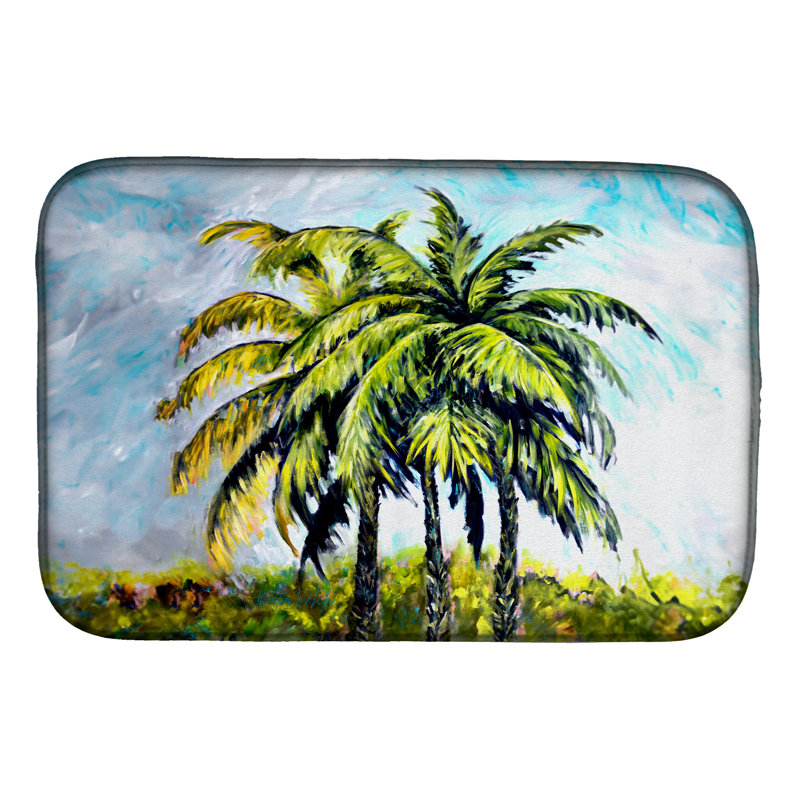 Tapis de séchage Tropical Breeze Palm Trees