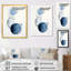 Circular Simplicity Watercolor In Retro Blue I - Modern Geometric Wall Art Prints-1302995097-1302995102