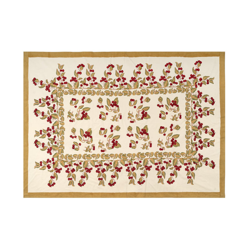 Cherry Tablecloth, 59" W x 86" L