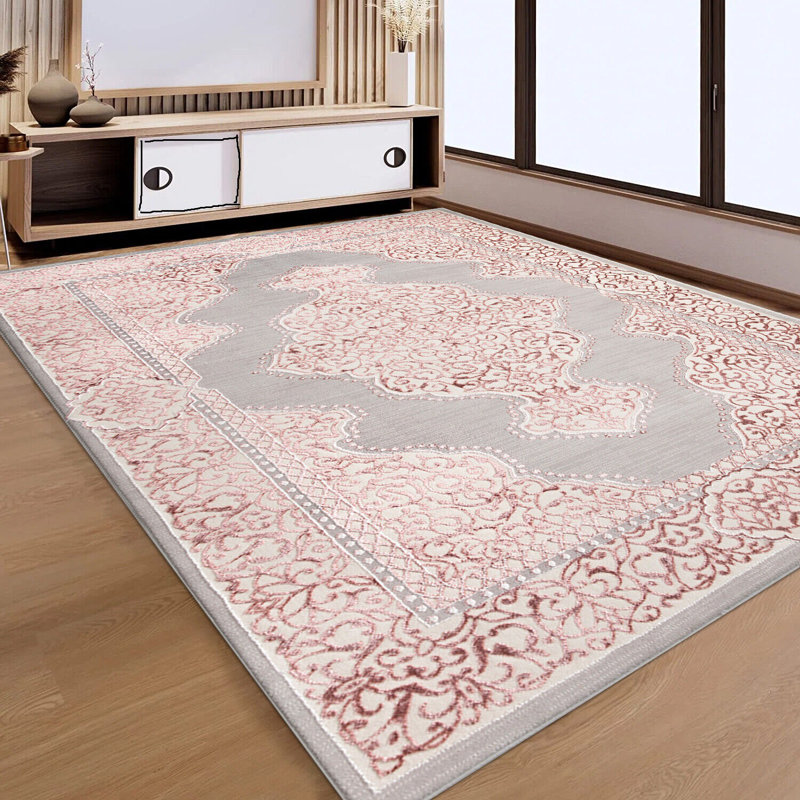 Borach Floral Area Rug, Rectangle 200 x 290cm