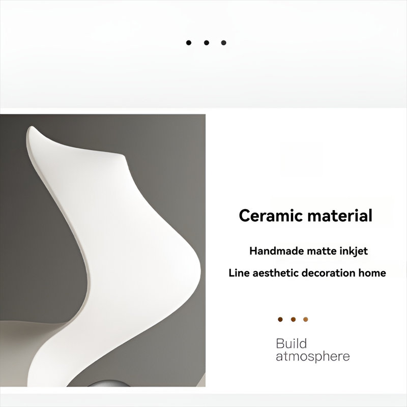 Luxury Ceramic Table Decor Elegant Entryway Sculpture For Home And Office