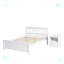 Cadre de lit double avec table de chevet Alberich-88087933
