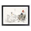 Cock and Hens by Numata Kashu - Picture Frame Painting Print-55684721-55684726