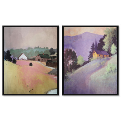 Hill Town Set Set by Oliver Gal