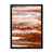 Impression noire sur toile encadrée sélectionné