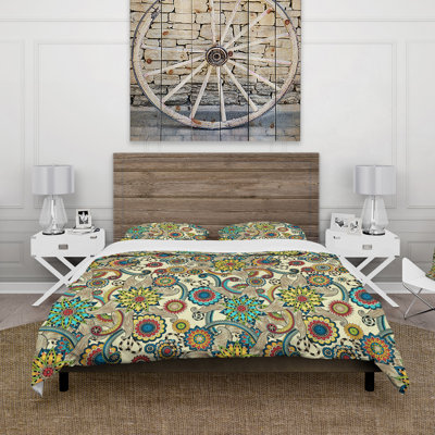 Polyester No Floral Duvet Cover