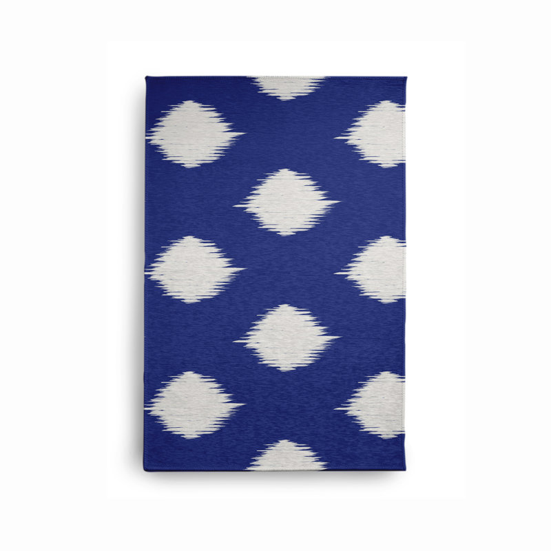 Vachel Chenille Polka Dots Indoor Rug, Rectangle 2' x 3'