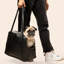 Sac de transport pour chien en simili cuir 3-en-1 Puptote - Chameau-378488176