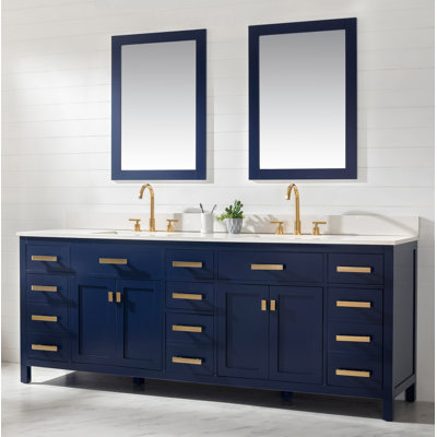 Ensemble de meuble-lavabo double 84 po Binion