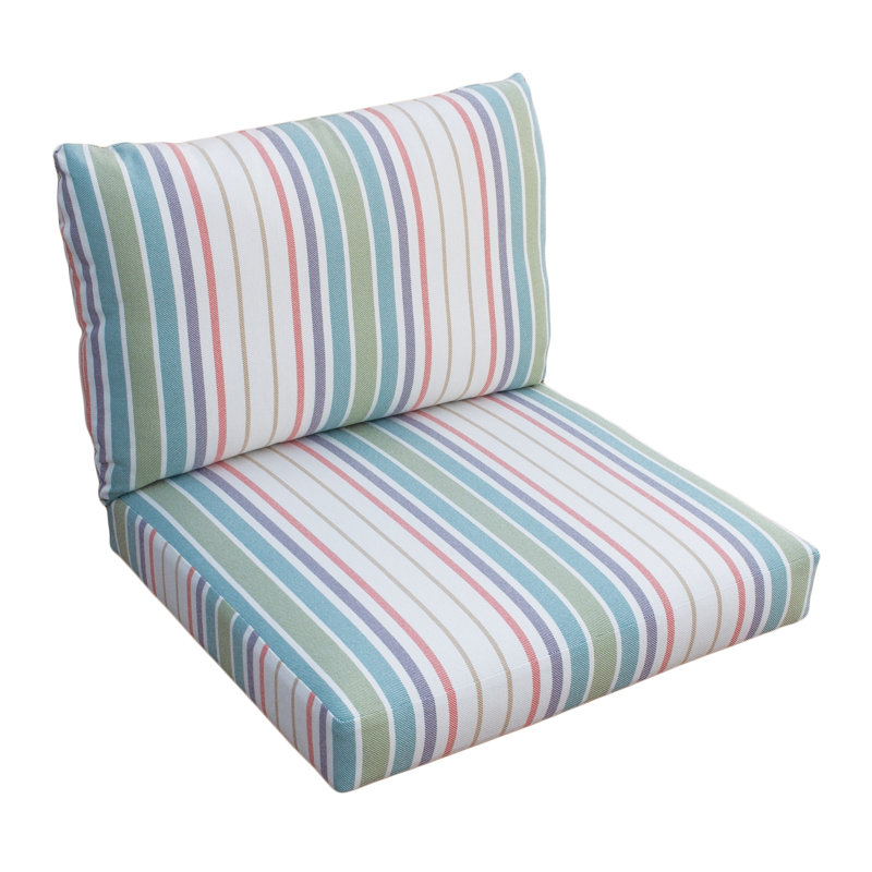 TB Lounge Tommy Bahama 1 - Piece Outdoor Seat/Back Cushion, 23"W x 24"L