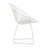 Diamond Chair White Frame