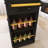 53" Drop-Leaf Countertop Kitchen Cart With Power Outlet And Spice Rack & Towel Rack-401308122