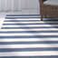 Tapis rayé en laine touffeté à la main Erol-1152717919