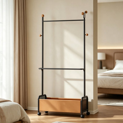 Modern Entryway Coat Rack Storage