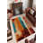 Rectangle Hall Abstract Machine Braided Polyester Area Rug in Blue/Orange/Red-1118148751