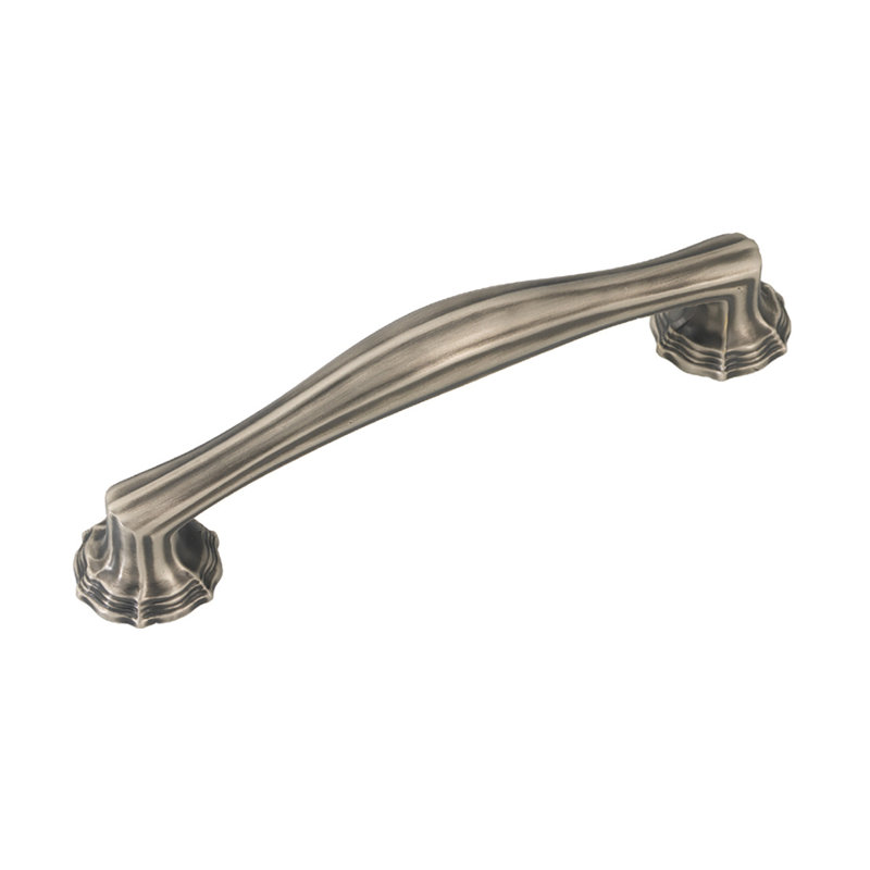 Verona 3 3/4" Center Bar Pull, 5 1/16", Antique Pewter Nickel